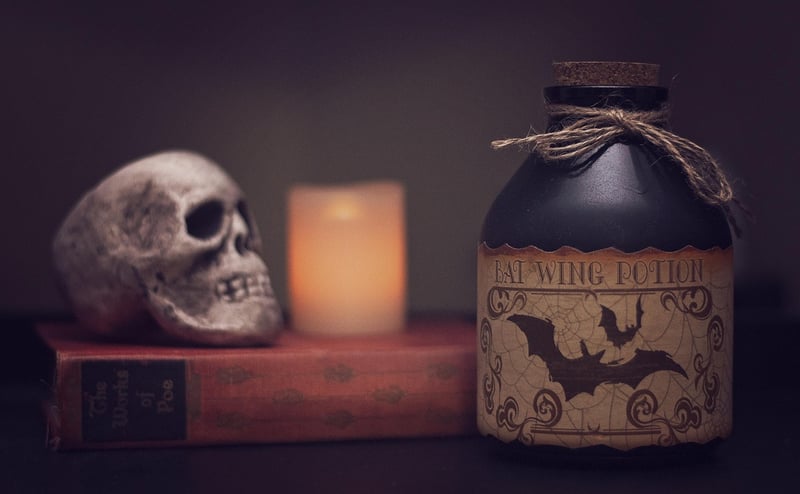 Magic potion bottle